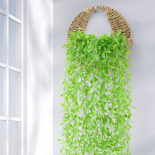 Artificial Flower Daun Juntai Gantung Daun Rambat Plastik Tanaman Hias Bunga gantung dinding