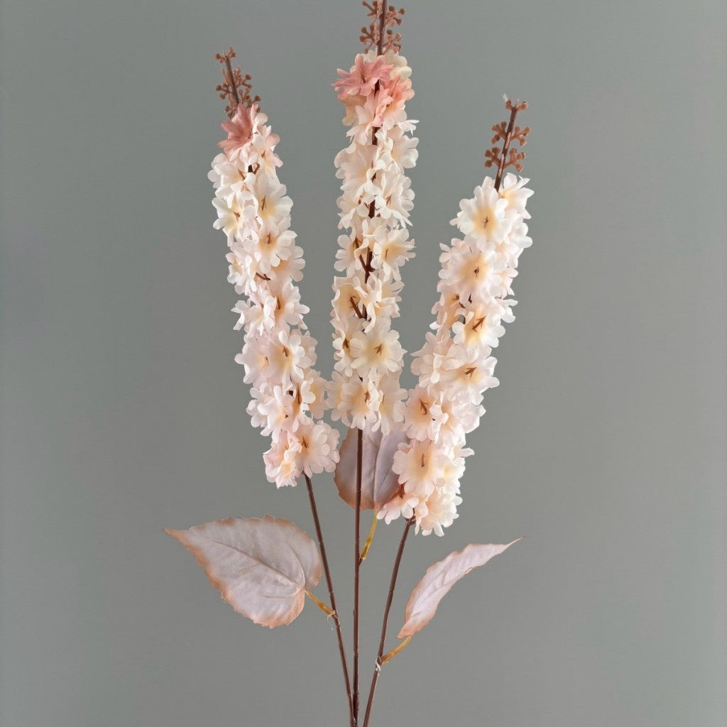 Delphinium Cabang 3 Artificial Bunga Imitasi Tangkai  Dekorasi Pernikahan Ruang Tamu Hiasan