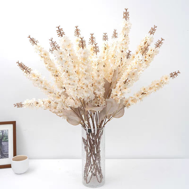 Panjang Hyacinth Artificial Delphinium Spring Artificial Cabang 1 Hiasan Dekorasi Pelaminan