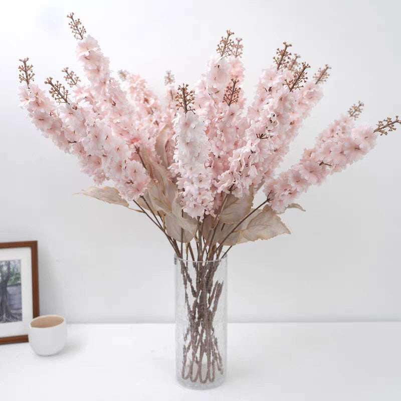 Panjang Hyacinth Artificial Delphinium Spring Artificial Cabang 1 Hiasan Dekorasi Pelaminan