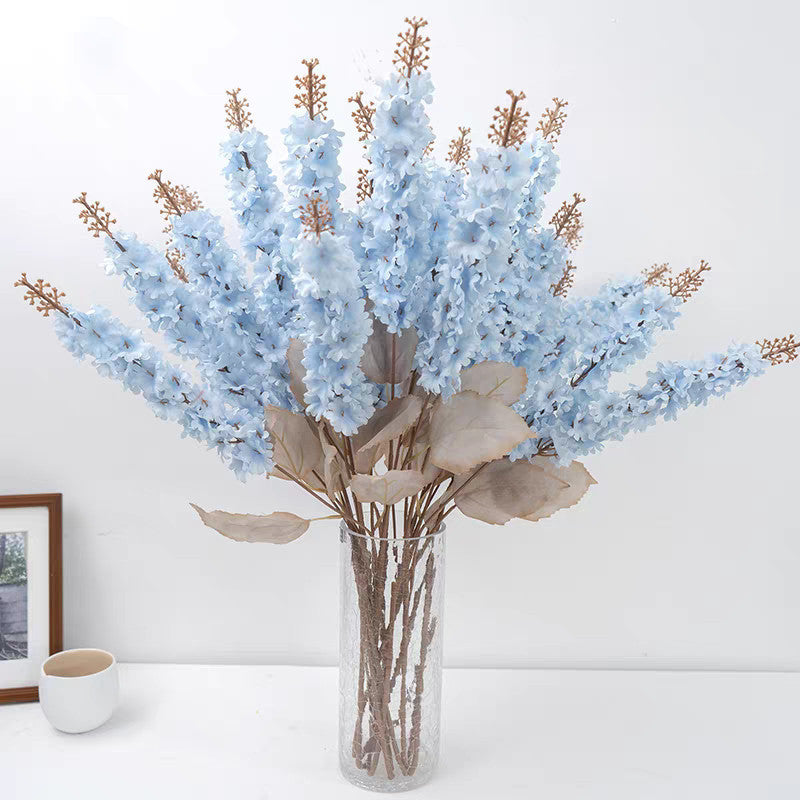 Panjang Hyacinth Artificial Delphinium Spring Artificial Cabang 1 Hiasan Dekorasi Pelaminan