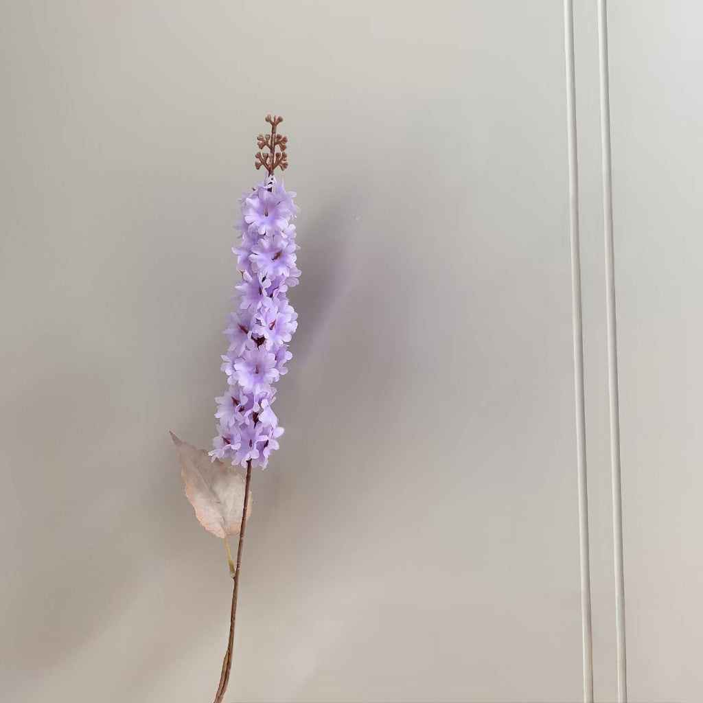 Delphinium 1 Buah Artificial Bunga Imitasi Flower Hyacinth Tangkai Panjang Dekorasi Pernikahan Ruang Tamu Hiasan