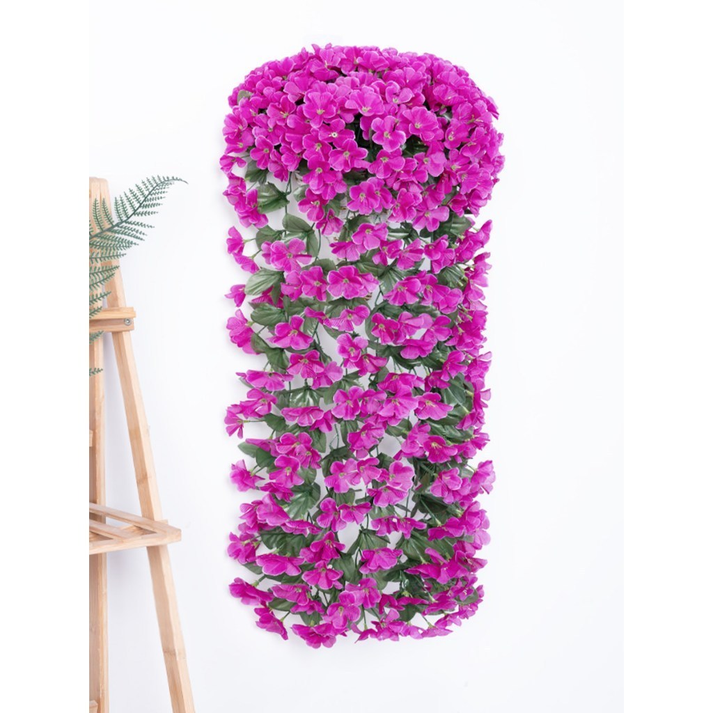 Bunga sakura juntai 80cm plastik bunga sakura sulur rambat dekorasi ruang tamu um