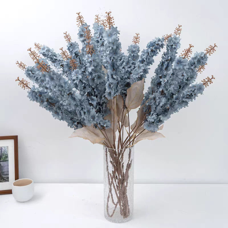 Panjang Hyacinth Artificial Delphinium Spring Artificial Cabang 1 Hiasan Dekorasi Pelaminan