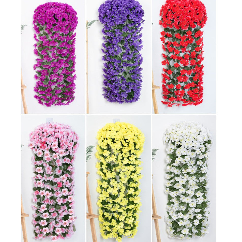 Bunga sakura juntai 80cm plastik bunga sakura sulur rambat dekorasi ruang tamu um