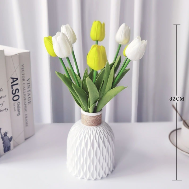 Kombinasi Bunga Tulip Bunga Tulip Artificial untuk Hiasan Ruang Tamu
