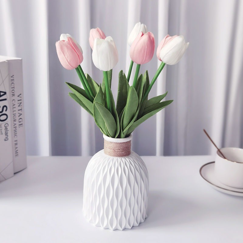 Kombinasi Bunga Tulip Bunga Tulip Artificial untuk Hiasan Ruang Tamu