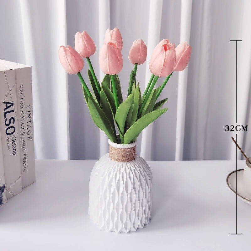 Kombinasi Bunga Tulip Bunga Tulip Artificial untuk Hiasan Ruang Tamu
