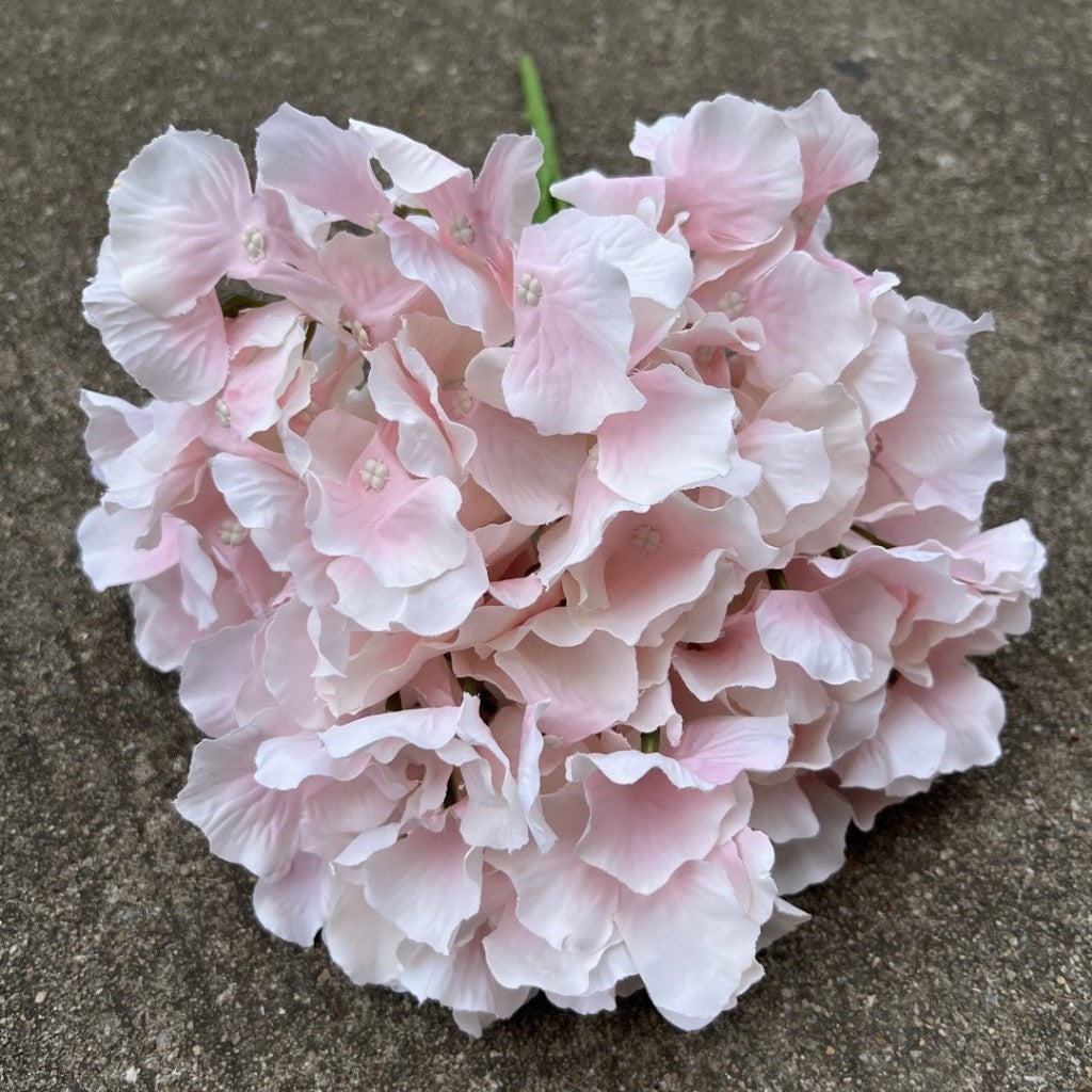 Bunga Hydrangea Semu Baru 5 Kepala Bundel - Hiasan Pernikahan, Grosir Bunga Palsu Kualitas Premium