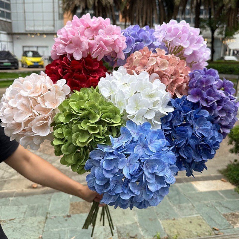 Bunga Tiruan Hydrangea Besar 90 Lembar - Bunga Dekorasi Pernikahan Lorong/Arrangement