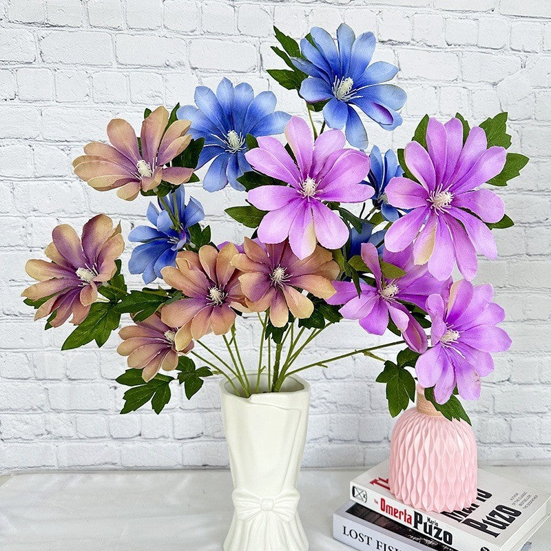Bunga Palsu Clematis 5 Kepala - Dekorasi Pernikahan, Ruang Tamu & Pajangan Bunga Bouquet
