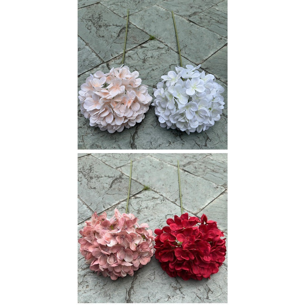 Bunga Tiruan Hydrangea Besar 90 Lembar - Bunga Dekorasi Pernikahan Lorong/Arrangement