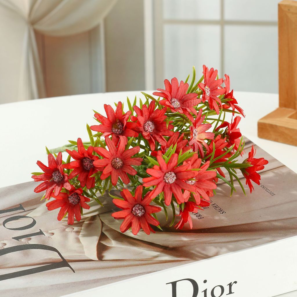Set Bunga Aesthetic Termasuk  Plastic Vas Bunga Hias Rumah  Artificial Flowers Hampers Kado Murah