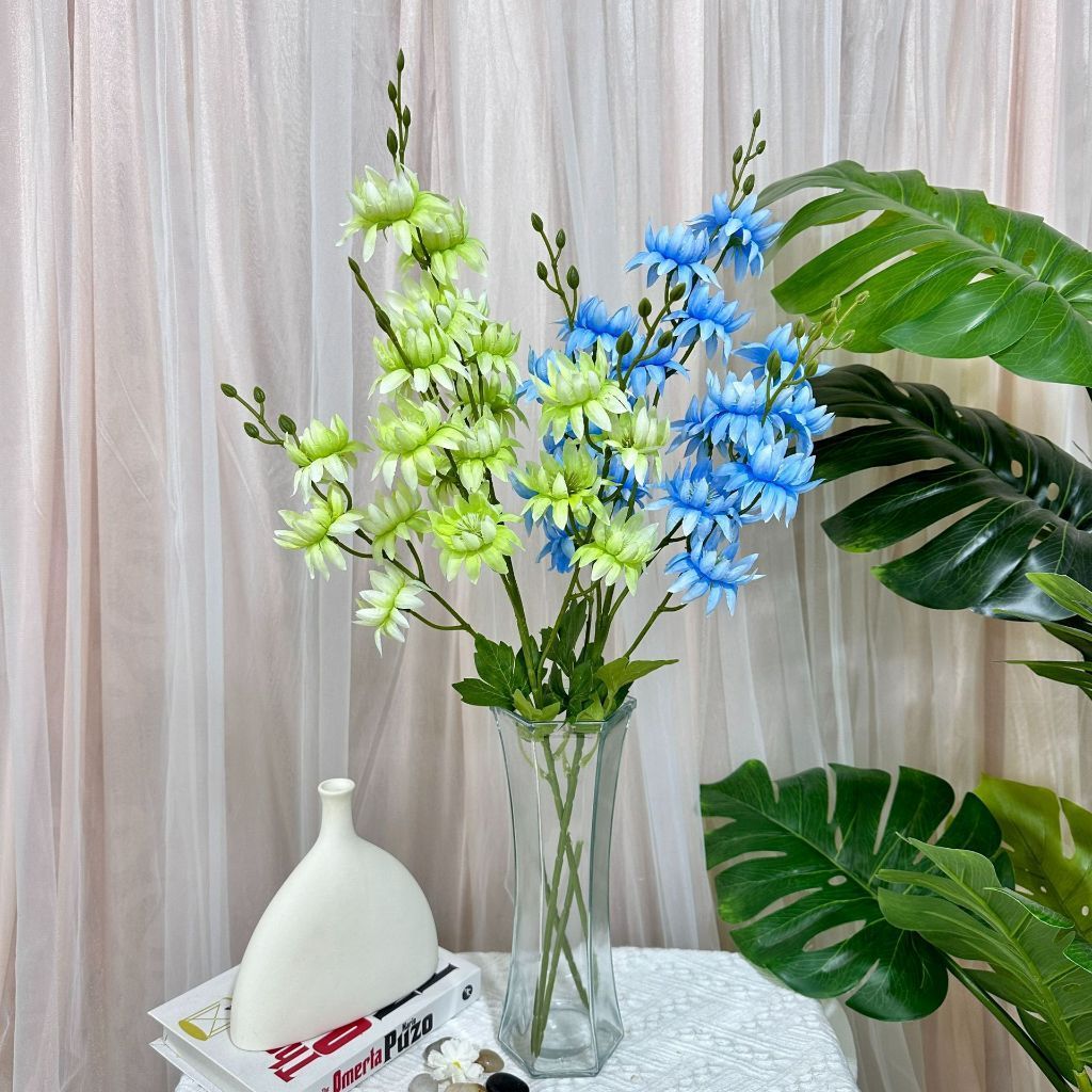 Bunga Tiruan Nanas Besar 5 Cabang Model Permata - Dekorasi Pernikahan & Interior Rumah yang Elegan